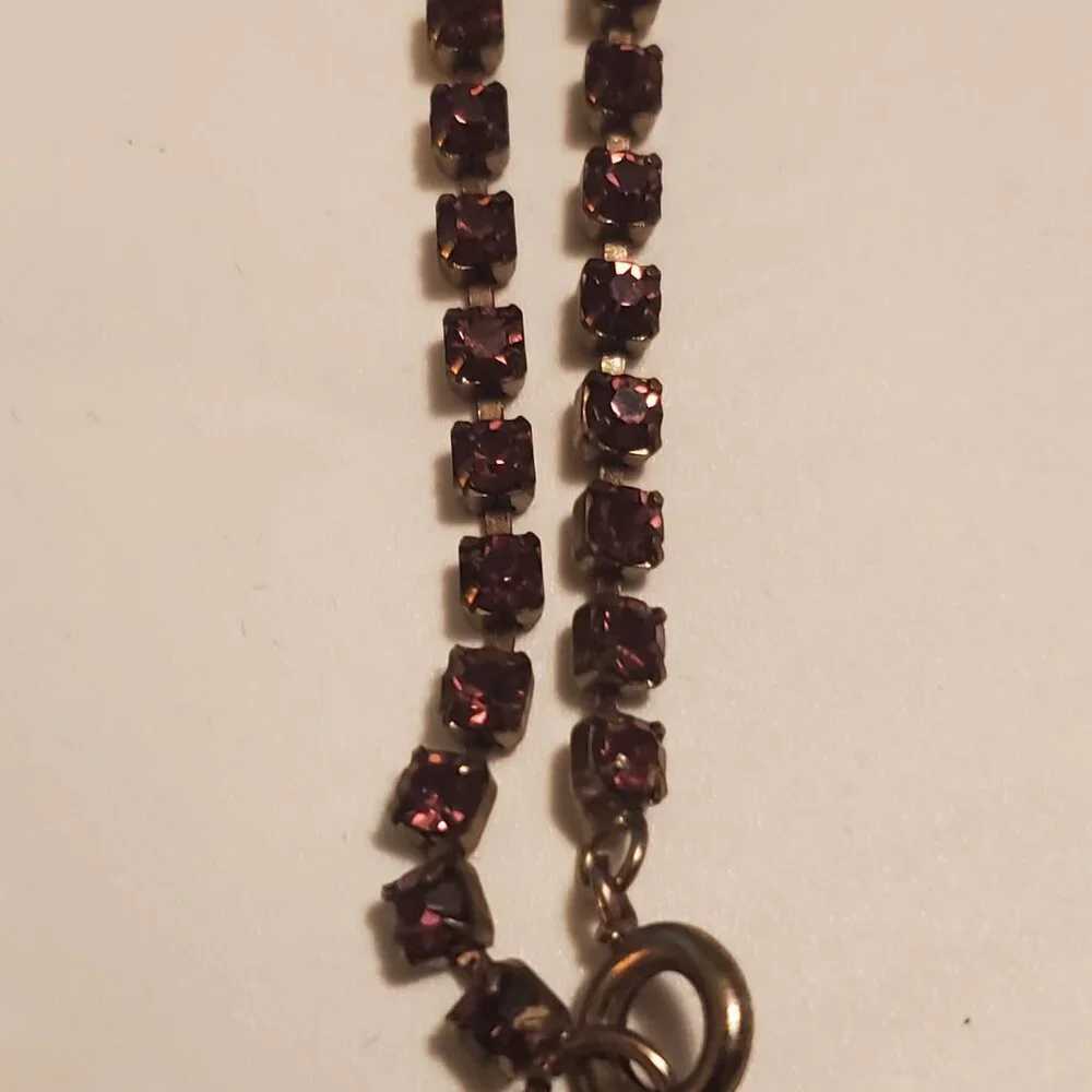 1 Big Ruby Stone Necklace, item # A 1238, wt . 42 grams. - Picture 3 of 13